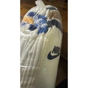 Vintage Nike Knee High Tube Socks Stripes Spell Out Swoosh Set of 6 Knee High‎
